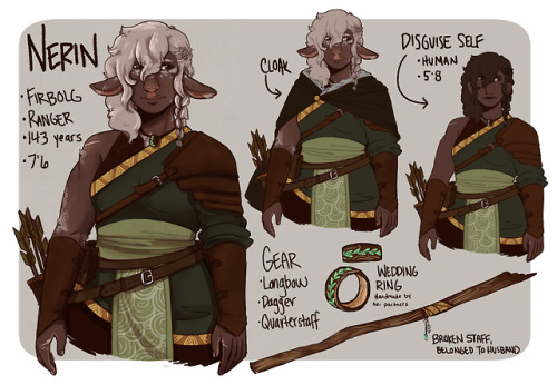 Finished My Firbolg Ranger For My First Ever Dnd Campaign