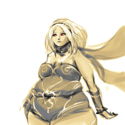 Bamboo-Ale:  Kat From Gravity Rush, Rune Factory Girls, And Some Tuuubby. Doodle