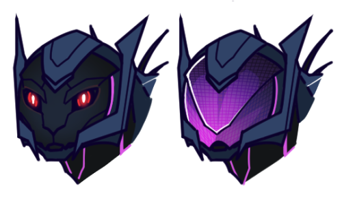 deformed-car:  My take on TFP Ravage~ His frame was remodeled at the same time as Soundwave’s to match. His face plate underneath is from the old frame so it looks a bit awkward compared to the rest.The tail has similar capabilities to Soundwave’s