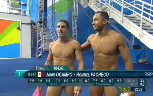 unratedcinema: Jahir Ocampo and Rommel Pacheco, Rio 2016 Amo a este mayate