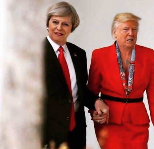 Once seen, this cannot be unseen!The stuff nightmares are made of…#TrumpPresident #May #T