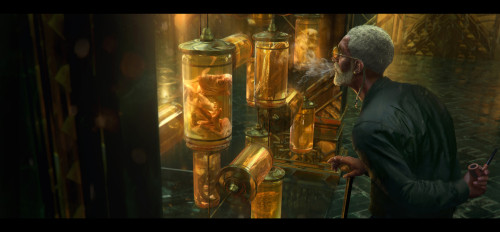 The Collector by Robin TranArtist commentary: “Personal Project, always wanted to design an interior