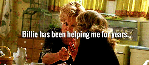 the-impossible-astronaut:AHS Dynamics: {{5/?}} → Jessica Lange & Sarah PaulsonConstance and Bill