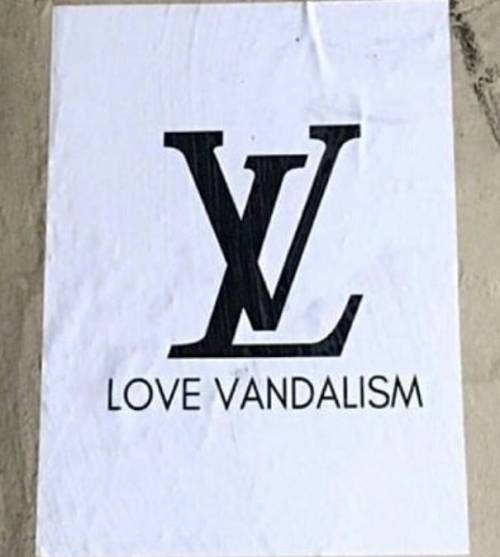 ‘Love Vandalism’ Poster spotted in Berlin