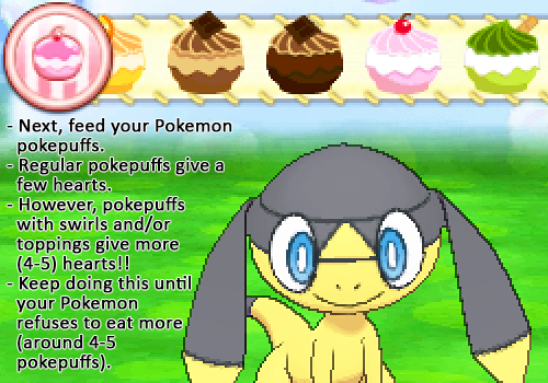 Pokemon-Amie Affection Guide for Pokemon X and Y