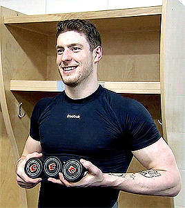 pyatts:pierre-luc dubois after scoring his first career hat trick vs. flames | 03.30.18