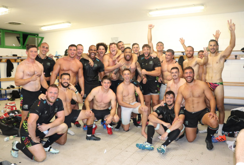 roscoe66: Zebre Rugby players in the sheds