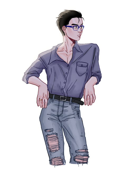 purefake:uh,,,, ripped jeans,,, yeah