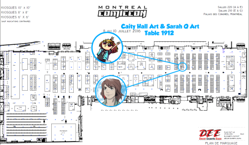 That’s right! Yours truly is going to be at Montreal’s Comiccon in T-minus this weekend! Come on dow