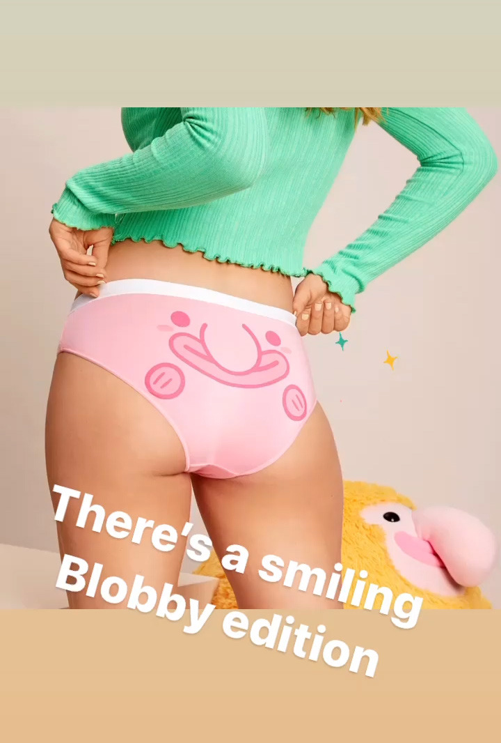 Smiling Blobby – Uncute