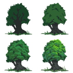 drawingden:  Tree Tutorial by ruslankim.art