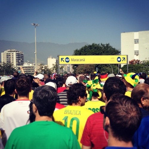 The World Cup Finals have arrived. @fifaworldcup #maracanastadium (at Maracana Stadium)