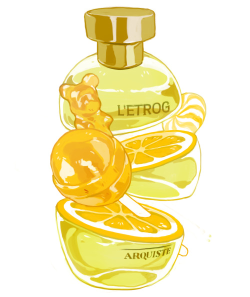 sachinteng: ‘Parfum’ for Interview Magazine I did six perfume bottle illustrations for f