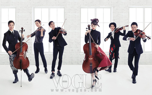 Baro (B1A4), Go Ara, Jung Woo, Kim Sung Kyun, Do Hee (TINY-G), Son Ho Jun, Yoo Yun Suk Для Vogue Kor