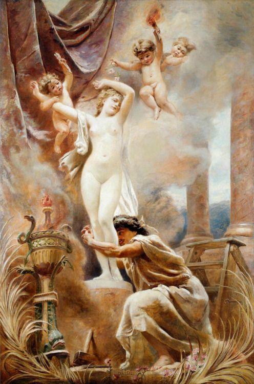 Konstantin Makovsky, Pygmalion and Galatea