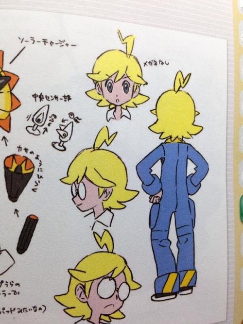 pokemon-global-academy:Viola, Korrina, Clemont, Valerie, Olympia and Wulfric character design sheets