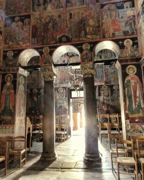 ninakomnina:The murals in the #byzantine #church of #VirginMary, #Kalambaka, #Meteora, #Greece https