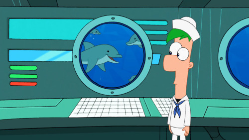 Ferb likes dolphins.