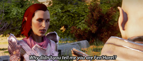 incorrectdragonage:submitted by @weissruby; courtesy this postInquisitor: Why didn’t you tell me you