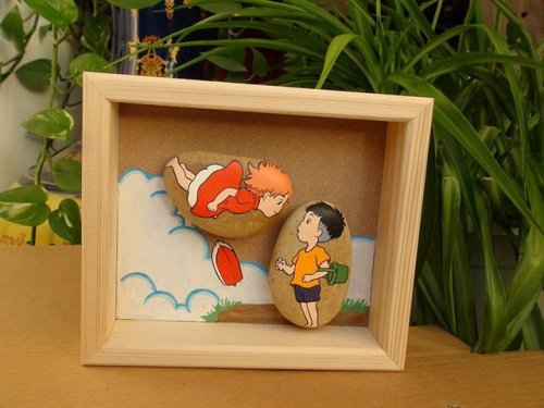 sosuperawesome: Studio Ghibli Stone PaintingsCreateen Art Studio on EtsySee our #Etsy or #Studio Ghi