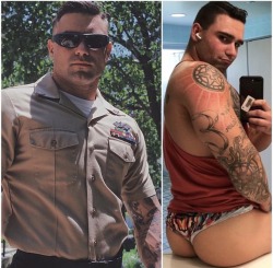 onlymilitarymen:  barralchestedfreedomfighters:  Eric Part 1  Like men in uniform? Check out: OnlyMilitaryMen.tumblr.comWhen you finally cum, send me a message telling me what sent you over the edge.