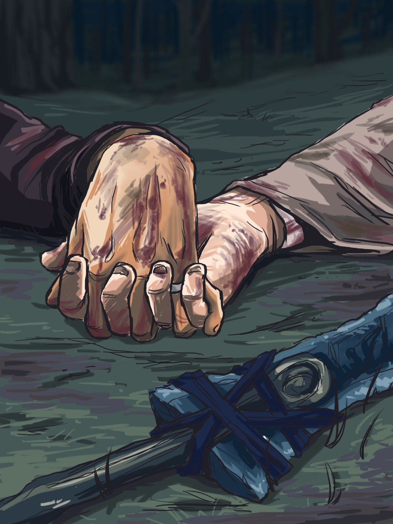 unbearable-bear:  Did somebody say destiel hand holding?? My finished project, in