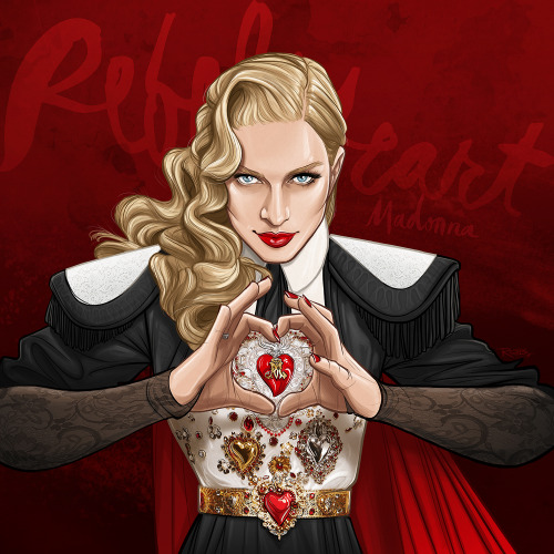 A little Madonna inspired piece of art to celebrate the release of her new album next week!