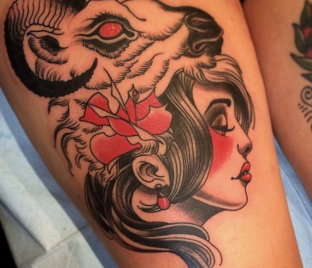 raynetbh:  Tattoos done by my new artist. I love his work.