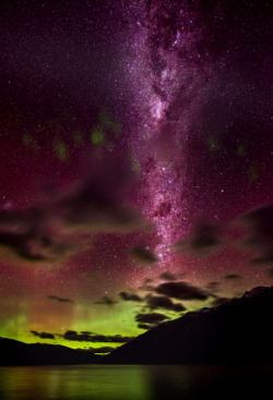 definitelydope:  Stars over Lake Wakatipu (by Stuck in Customs) 
