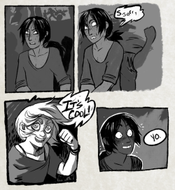 Whenthewolfcomeshome:  Modern Au Ymir Meets Christa At A Show She’s Never Seen