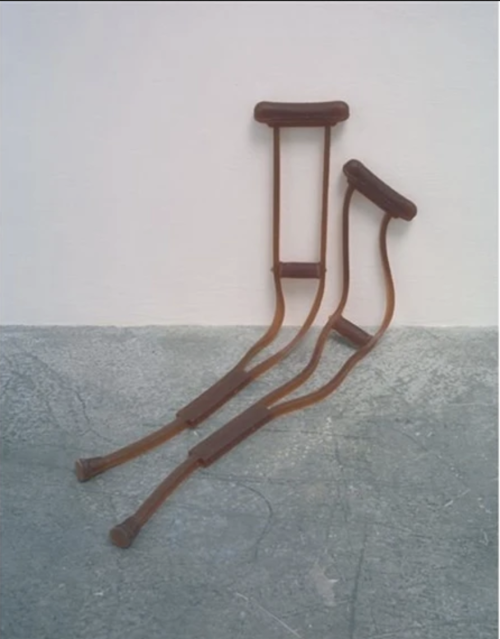 vsthepomegranate:  Untitled (Rubber Crutches)