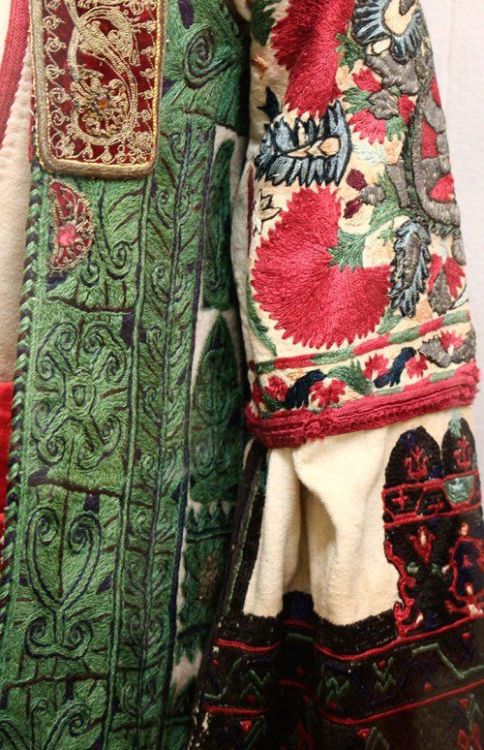 Embroidery work on clothes from all over Greece, 18th - 19th century 1 - 4 - Attica(first is bridal)