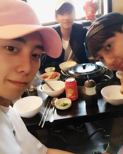 youngmineekkeo:   [TRANS] 160706 MyName Chaejin’s Instagram Update with KWANGMIN &am