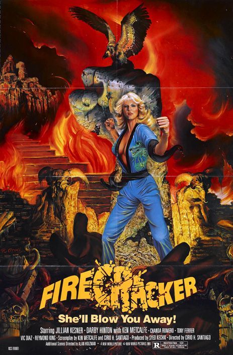 “Firecracker” (1981). A sexy Kung Fu film. There’s a scene where Jillian Kessner l