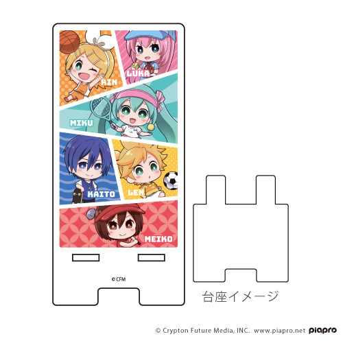 Piapro Characters Sports Themed Merchandise by A3MSRP: 880 yen for the mini case, 1,650 yen for the 