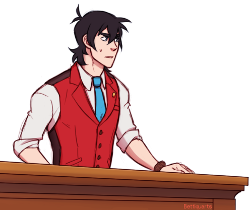 bettiquarts: lance: OBJECTION, your honor!judge: what is it? lance: the defense has a stupid ha