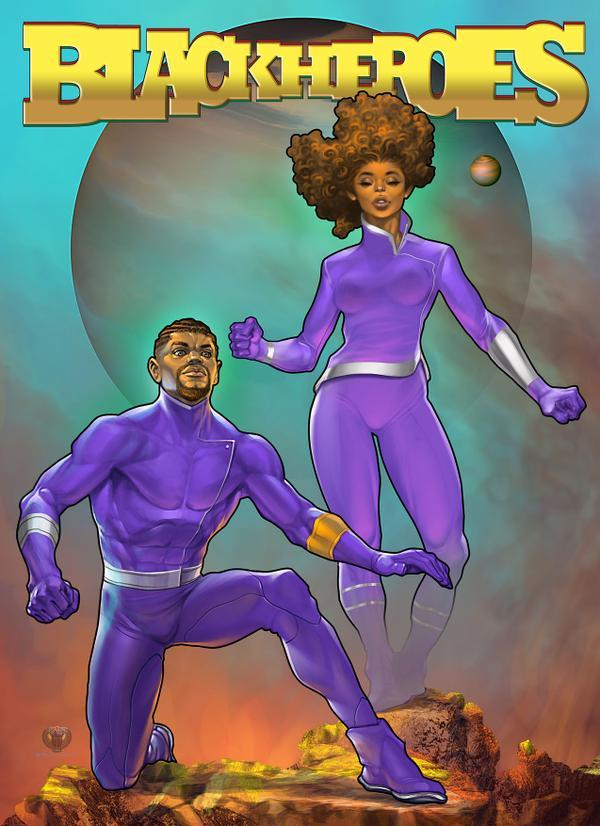 superheroesincolor:    Blackheroes   by Mshindo I. Kuumba    [ Follow SuperheroesInColor