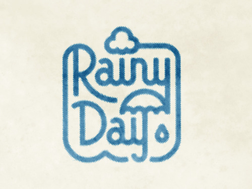 graphicdesignblg: Rainy Day by Sean Tulgetske IG : @graphicdesignblg