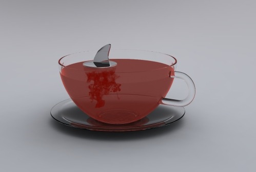 mens-rea:  archiemcphee:  Argentinian designer Pablo Matteoda created this beautiful Sharky tea-infuser. It’s elegant and ever-so-slightly macabre. If we used this awesome little gadget, we wouldn’t be able to make our tea without also humming