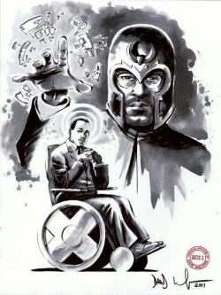 Digletstooth:  Insearchforknowledge:  Magneto And Professor X Modeled After Malcolm