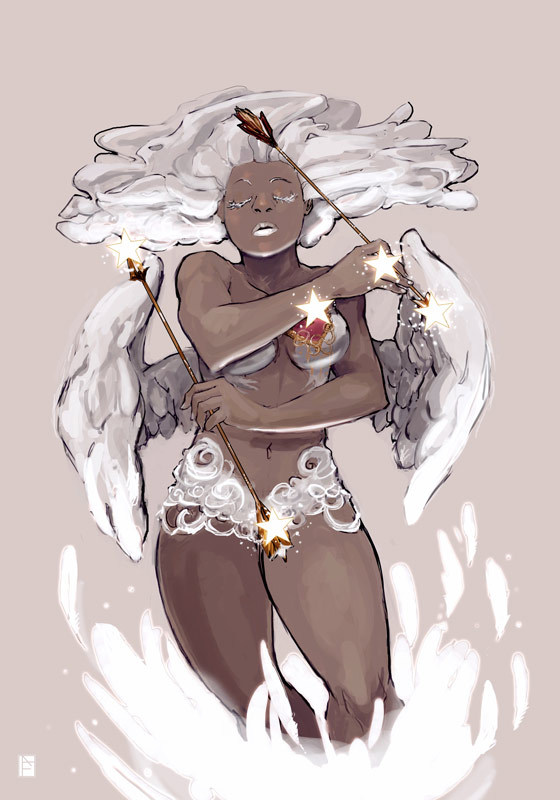 missveryvery:  a picture i did for an anthology book that never came out, so you