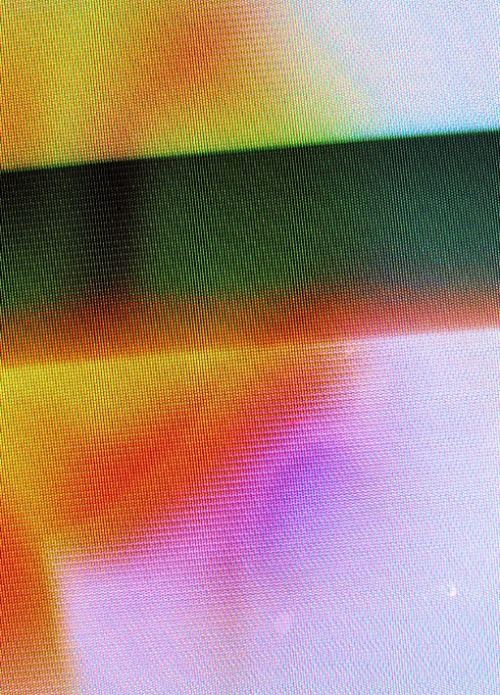 aestheticgoddess:  ‘Studies in Broadcast Colour’ by The Island Continent is an exploration into the way colour is rendered and translated through the red, green and blue channels of obsolete Cathode Ray Tube or CRT television sets. These were taken