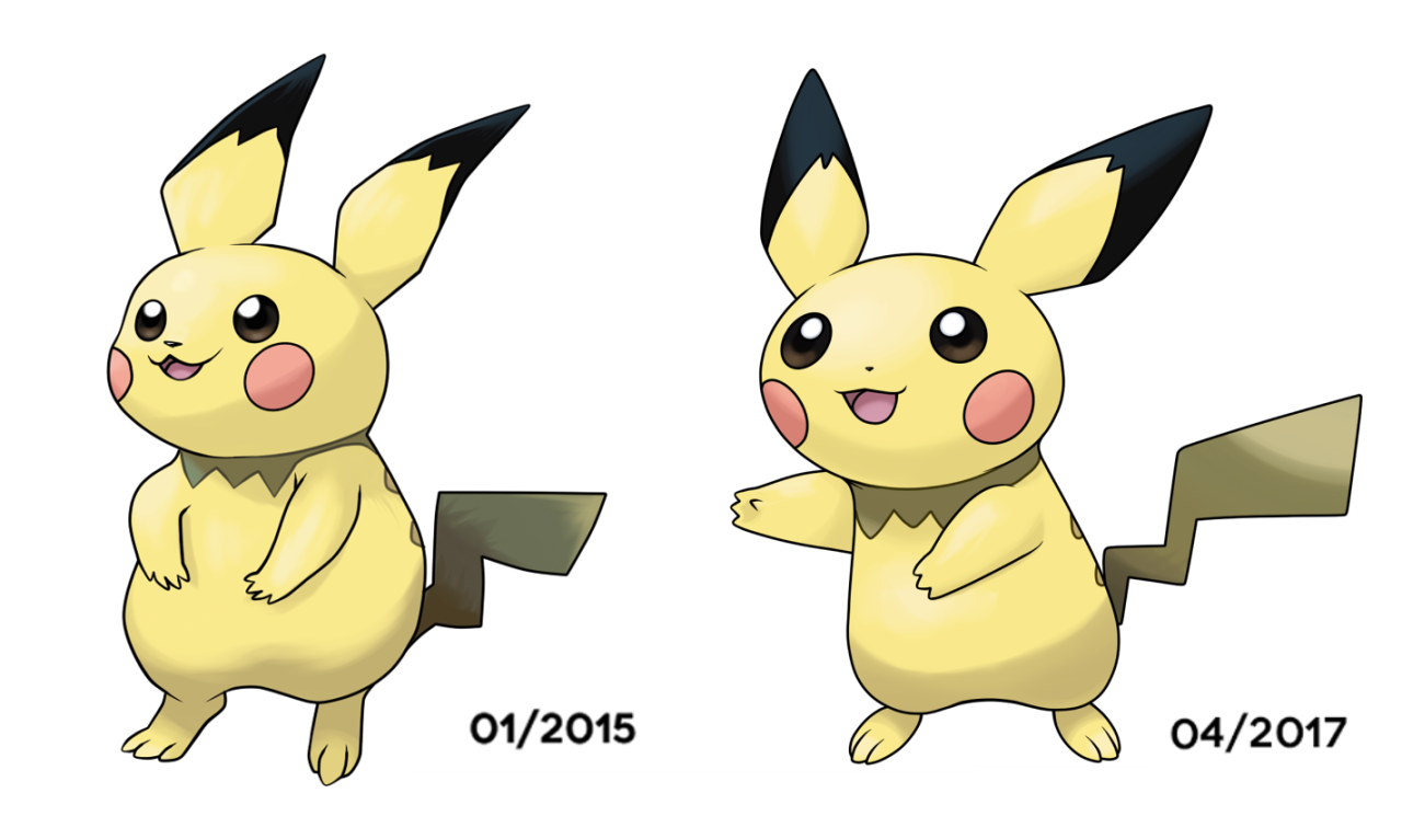 In-Progress Pokemon Evolutions — #172.5 - Despite their small size, Pichu  are