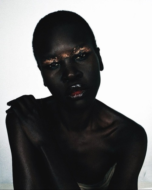 pocmodels:Alek Wek by Hugo Comte for Vogue Portugal - April 2019