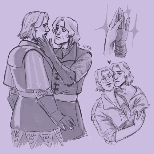 Some Sketches With My Beloved Jaime And Brienne