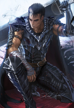 sakimichan:   Guts from Berserk ! that armor