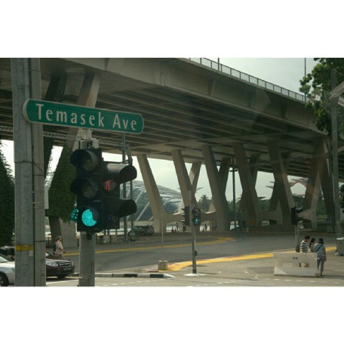 Random #street #photography #flyover #structure #SG2012 #travel (at Temasek Ave)