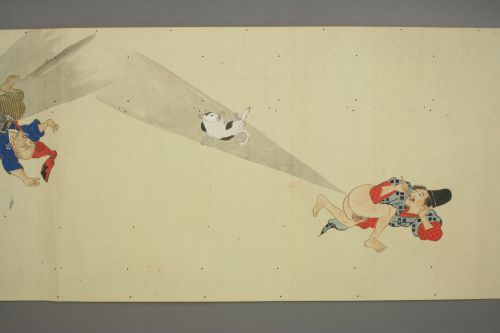 red-lipstick:Over 150 years ago a group of anonymous Japanese artists created a 34-ft long scroll ti
