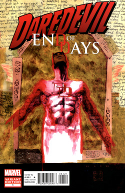 brianmichaelbendis:  Daredevil: End of Days #1-8 Variant Covers by David Mack http://www.amazon.com/Daredevil-Days-Brian-Michael-Bendis/dp/0785124209 