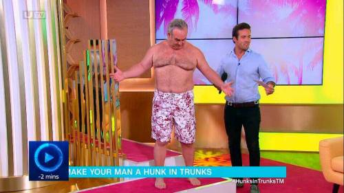 bigmenoftvandfilm: Ruben, a 58 year old taxi driver from London on ‘This Morning.’